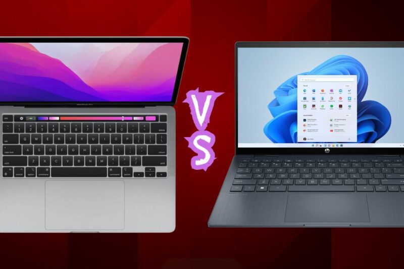 Macbook Pro y una HP Pavilion x360